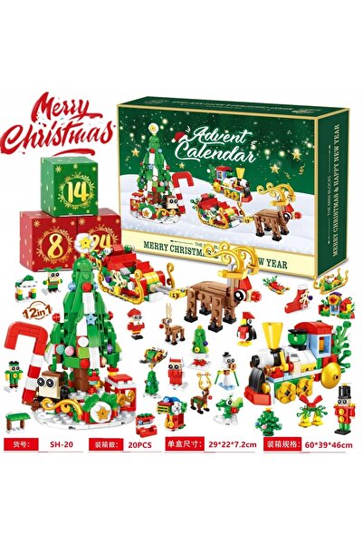 NO BRAND 16ka calendar de Advent cu puzzle-uri metalice, 24 de puzzle-uri pen...