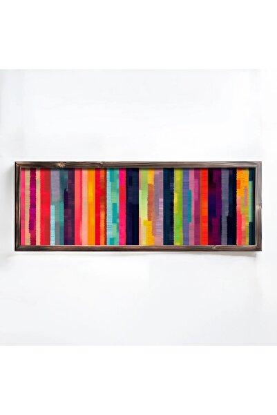 OEM Tablou decorativ, MDF/lemn masiv, 40x120x3.5 cm, format panoramic, design...