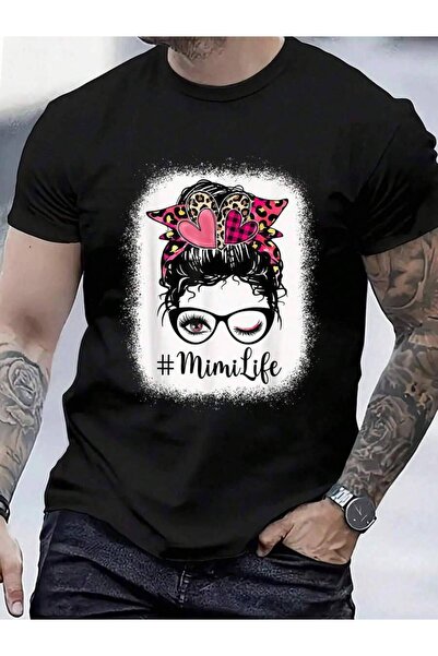 Astogria13 تي شيرت MIMI Life Bleached MIMILife للرجال والنساء، 100% قطن، بتصم...
