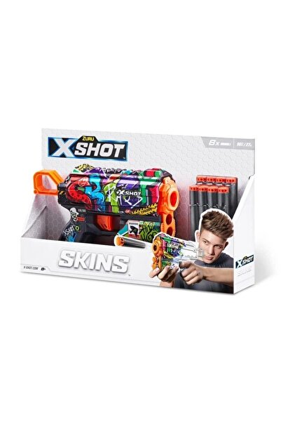 X-Shot Blaster X-Shot Skins Flux Gun με 8 φυσίγγια «Graffiti»