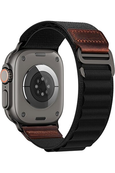 Alstrap Apple Watch Ultra(49mm) 11-10(46mm) 9 8 7(45mm) 6 5 SE(44mm) Uyumlu D...