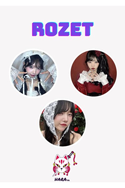 Hara Company Phantom Siita J-POP Grubu Miu Rozet Seti / Çanta Süsü