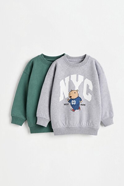 LEFTIES 2'li karma sweatshirt paketi