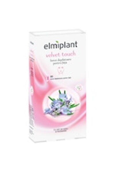 ELMIPLANT Benzi depilatoare Velvet Touch pentru fata, 20 buc