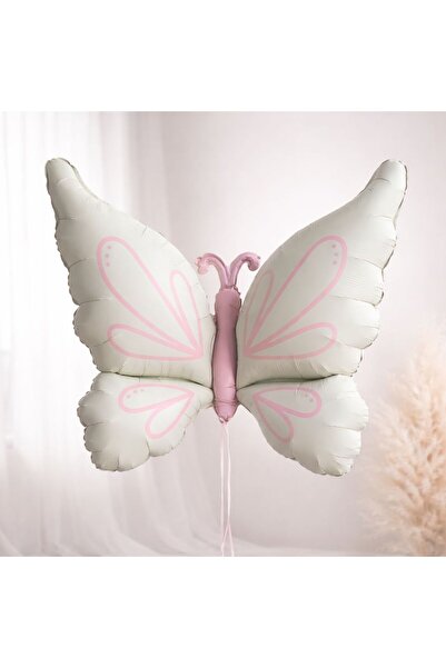 aşkın concept SOFT RENKLERDE Kelebek Folyo Balon