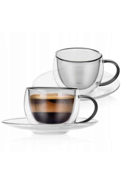 Orion 2x căni termice cu perete dublu pentru espresso 90 ml