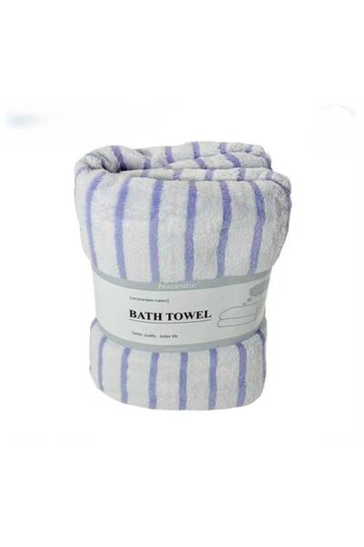 Generic Brand Cotton Bath Towel – Soft, Absorbent and Comfortable, Striped Pa...