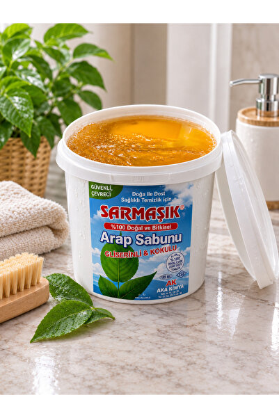 Gliserinli & Kokulu Arap Sabunu, 1kg, %100 Doğal Temizlik Ürünü