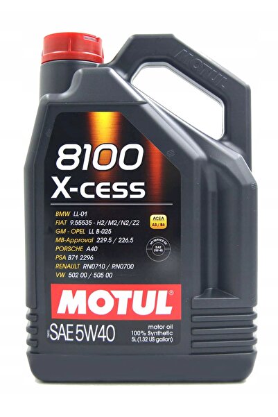 Okyami Filter-Motul MOTUL 8100 X-CESS 5W40 5L 5W-40 ULEI