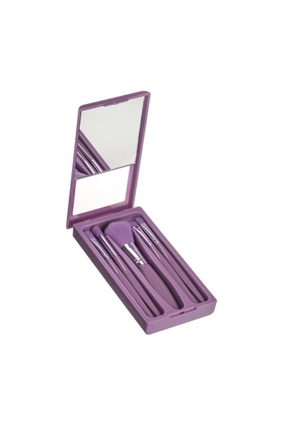 Beauty Set pensule machiaj, model pudră, 2.3x13.5cm, 6 bucăți – kit complet p...