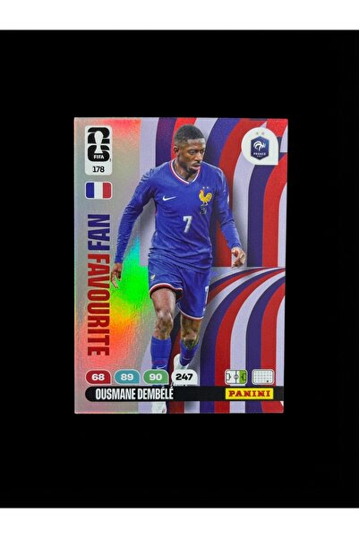 Panini FWC 26 Dünya Kupası Ousmane Dembele- France-Fan Favourite- Holo Card N...