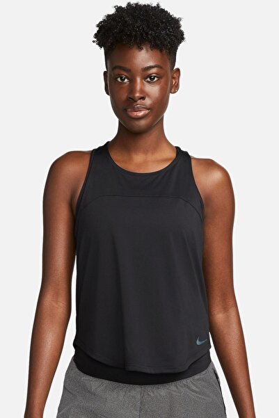 Nike Dri-FIT Run Division Women's Running Tank Top Black Kadın Reflektörlü Ko...