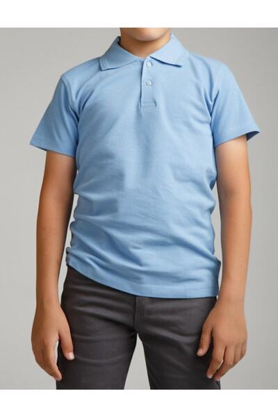 BLACK SWALLOW Boys' Polo Collar Short Sleeve School T-Shirt-Bs