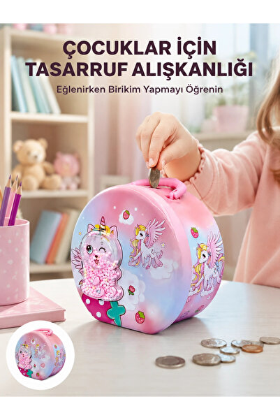 ARMÜZ Μίνι παιδικό χρηματοκιβώτιο με κλειδαριά για αποταμίευση