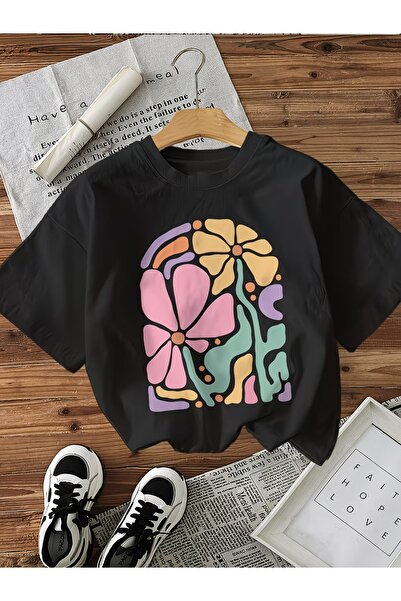 puolikuu Unisex Comfortable Fit Tshrit Printed Tshirt