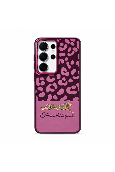 OEM Husă de telefon pentru Samsung Galaxy S26 Plus, model Mood Mix, Leopard