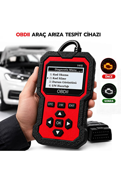 MultiZone OBD2 Arıza Tespit Cihazı Motor Arıza Lambası Söndürme Cihazı Araç A...