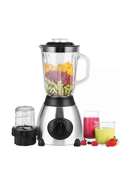 OEM Blender Profesional 2 In 1 Cu Rasnita, 2200 W, 5 Viteze, Vas Din Sticla 1...