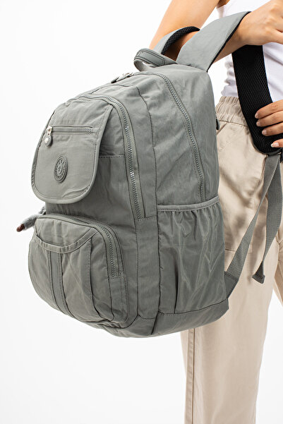 571 Collections Çanta Covered Mega Ultra Light Multi-Pocket Waterproof Backpa...