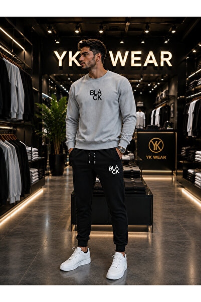 YK WEAR Exclusive Black Unisex Tracksuit Set – Premium Quality