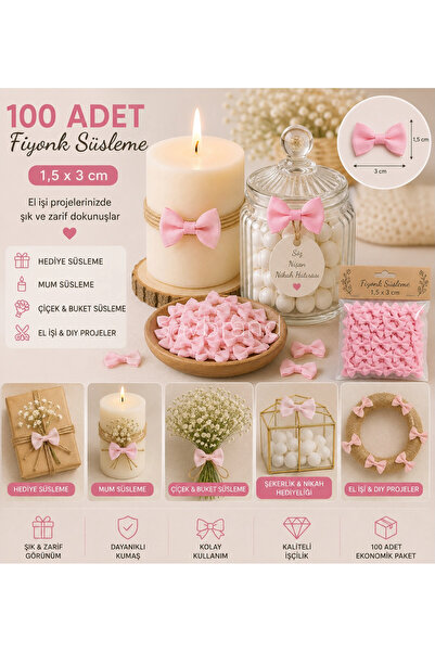 SavBrand 100 Pieces of Handmade Grosgrain Bows
