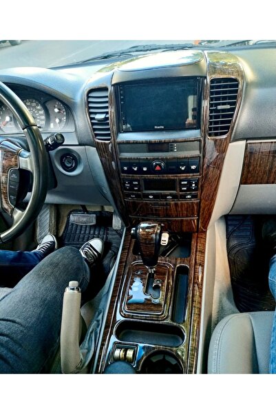 ODAC TUNING Kia Sorento 2004-2006 Özel Renk Konsol Kaplama-Fındık Ağacı