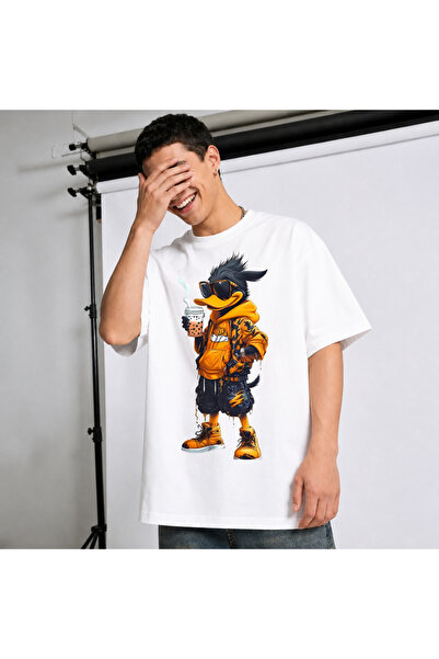 Ingift Tricou Unisex Oversize Personalizat Cartoon Street Wear Collection, 10...