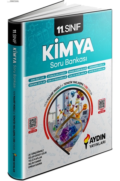 Aydın Yayınları Aydın 2027 11. Sınıf Kimya Konu Özetli Soru Bankası Maarif Model