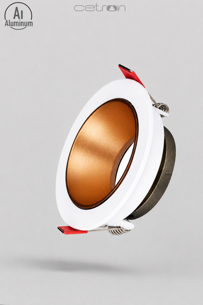 ACK Rose Gold Reflektör GU10 Alüminyum Spot Kasa Beyaz