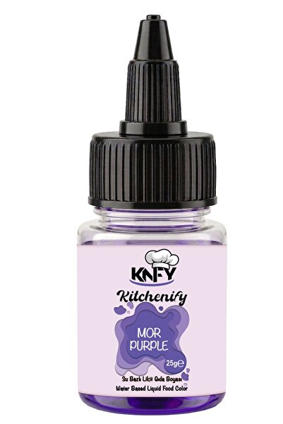 Kitchenify Su Bazlı Likit Gıda Boyası Mor 25 g