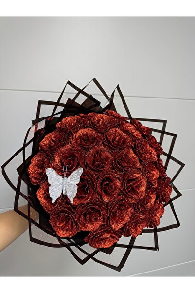 Generic Brand Buchet 29 trandafiri cu sclipi