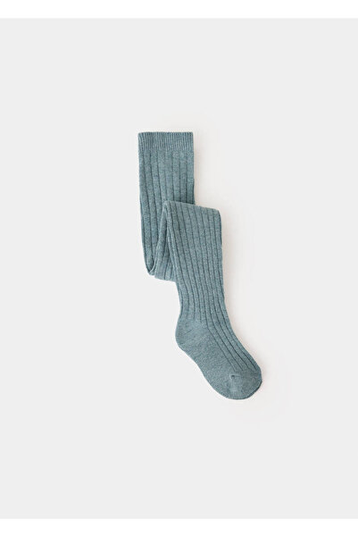 MANGO Baby Ribbed knit tights