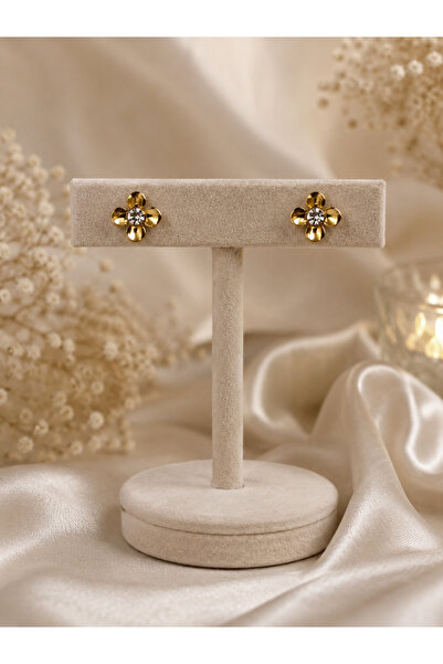 Eloré Golden Daisy Studs