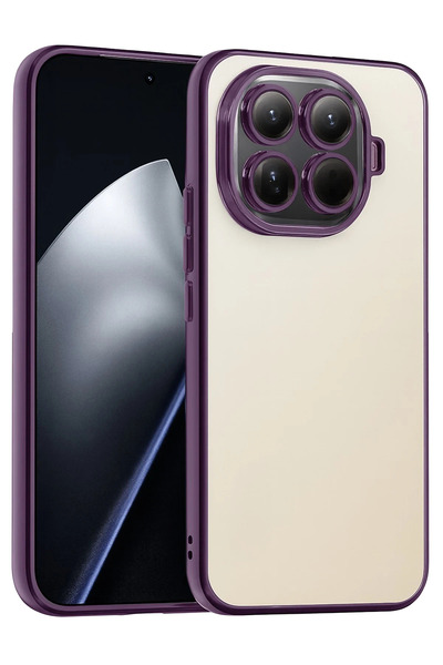 New Face غطاء عدسة سيليكون ACONCEPT لهاتف Mi 15T Pro (84713) - أرجواني