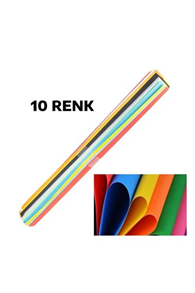 Tokaç My Lesson Rulo Fon Karton Karışık Renk 10'lu 48*68 3340