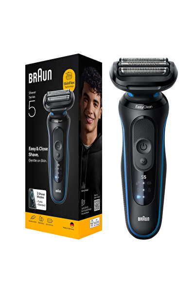 Braun Series 5 Electric Shaver, SkinFlex Technology, Wet & Dry, 2 Shave Modes...
