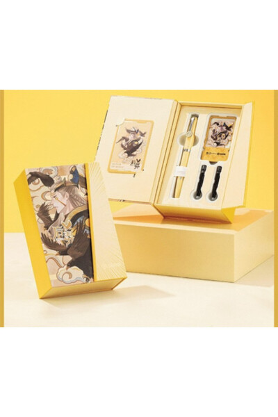 Picasso Set 616 - Regele Gloriei - Pix galben CT, 2 cartușe, semn de carte ma...