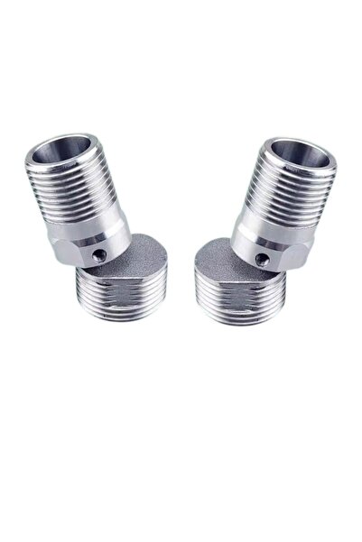 OEM Top Bottom Set of 2 adapters/eccentrics for sanitary taps 1/2, 360 degrees