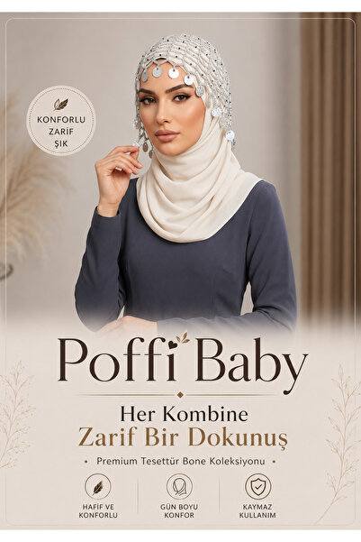 poffibaby El örmesi Pullu saç aksesuarları ve bonesi