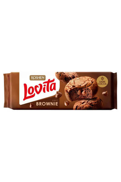 Roshen LOVITA BROWNIE COOKIES 152gr - (ΚΑΚΑΟ)