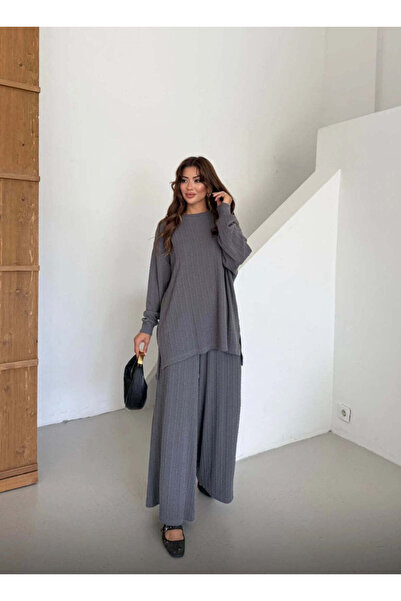 müqofficial Basic Knitted Set - Gray