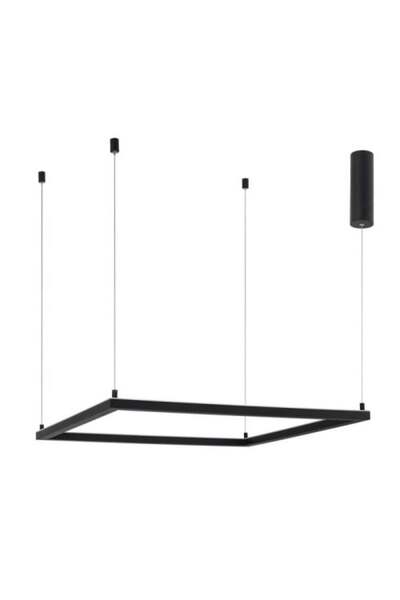 Siera Square Up Chandelier Black Warm Light 9073
