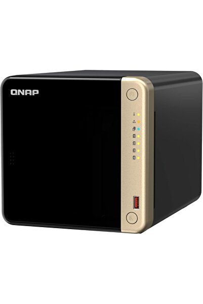 Qnap TS-464-8G-US 4 Bay High-Performance Desktop NAS with Intel Celeron Quad-...