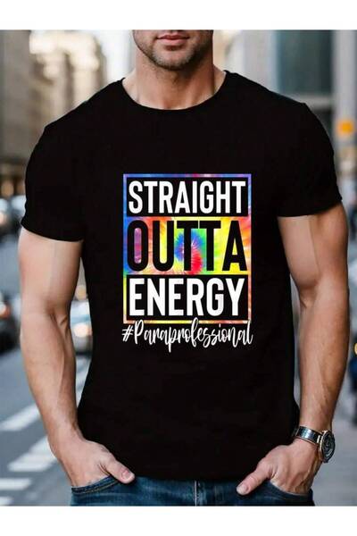 01THEONE 100% Cotton Paraprofessional Straight Outta Energy Teacher Life Gift...
