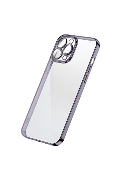Joyroom Case compatible with iPhone 14 Plus, silicone, Color - purple