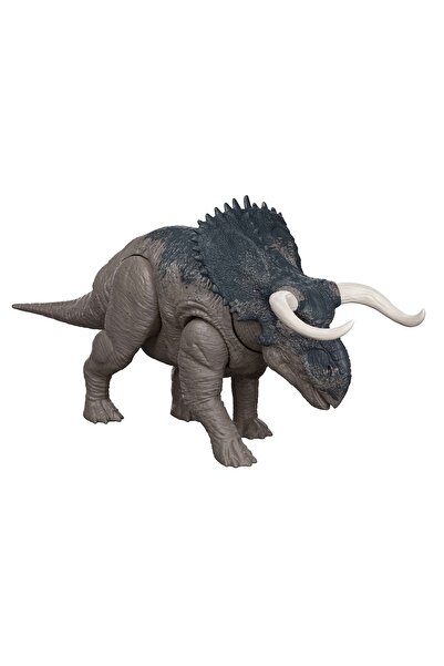 LEGO Jurassic World NASUTOCERATOPS FIGURINĂ DE DINOZAVR CU ATACURI RICHE ȘI M...