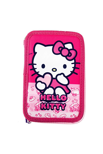 Hello Kitty Κασετίνα μονόκερος με 3 επίπεδα, πλήρως εξοπλισμένη