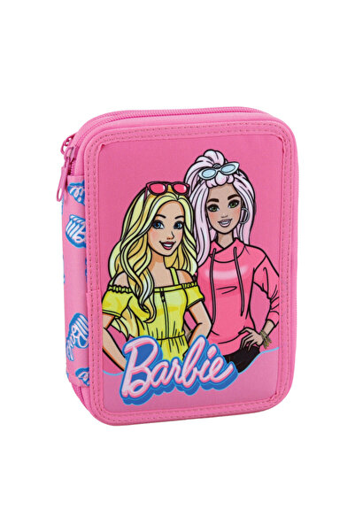 Barbie Pink Vibes 2-tiered pencil case filled