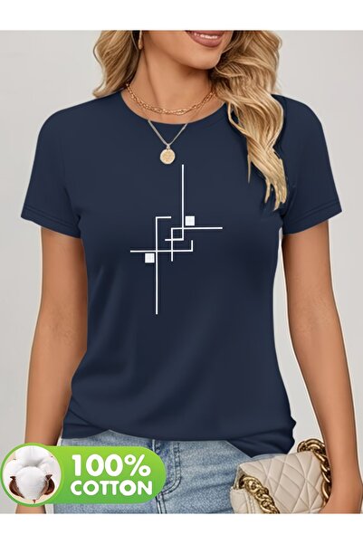 puolikuu Unisex Comfortable Fit Tshrit Printed Tshirt