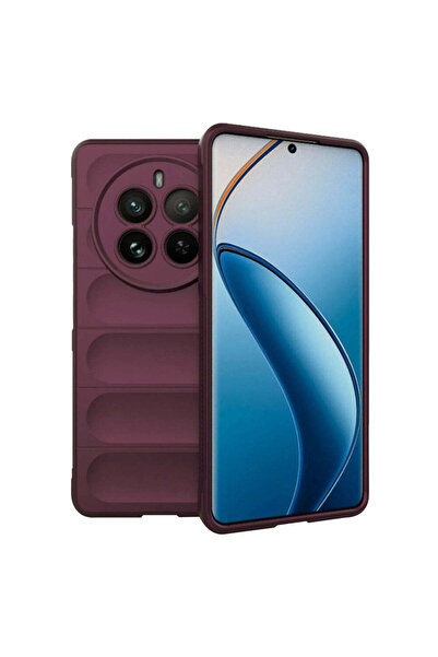 Techsuit Husă pentru Realme 12 Pro, Magic Shield, bordo - bordo